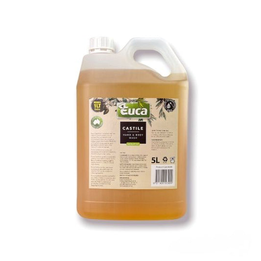 Castle 100% Organic Liquid Soap - Eucalyptus - 5L - made in Melbourne