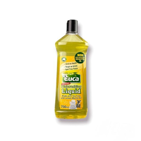 Dish Washing Liquid Eucalyptus, Lemon Grass & Tea Tree Oils - Concentrate - 750ml - made in Melbourne