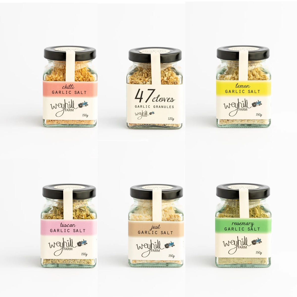 6 Jar Set | made in South Gippsland