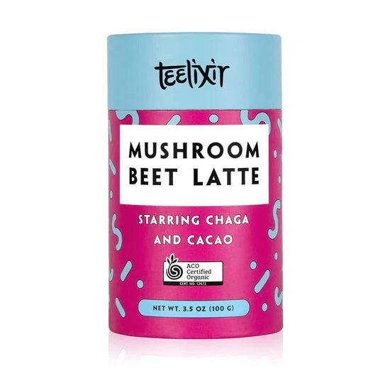 Mushroom Beet Latte with Chaga | made in Australia