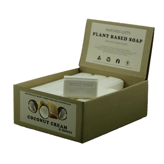 Plant Based Soap Coconut Cream & Honey 100g - Made in Australia