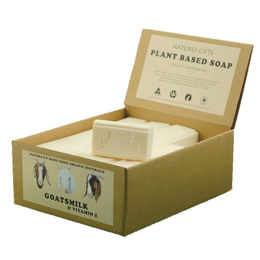 Plant Based Soap Goatsmilk & Vitamin E 100g - Made in Australia