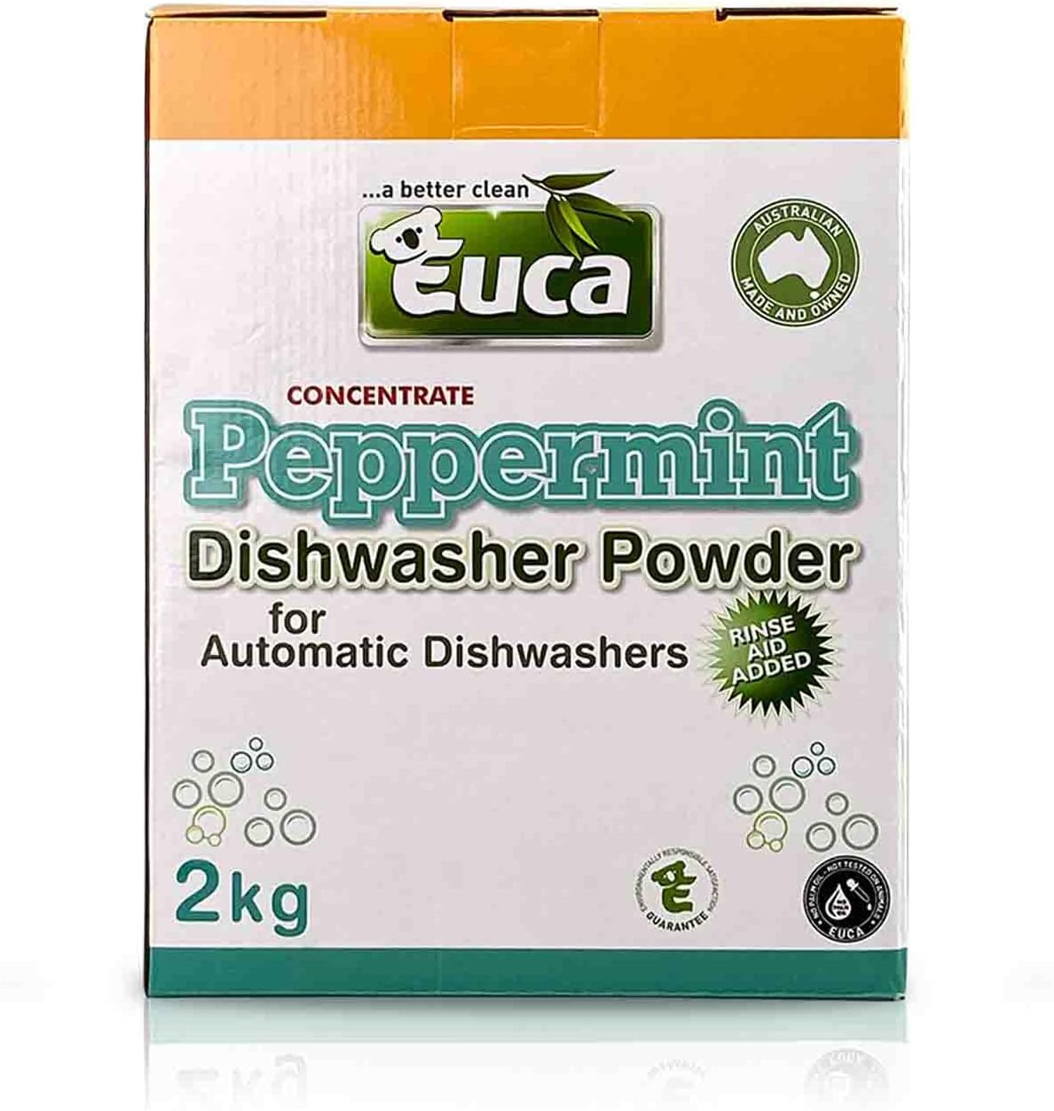 Dish Washing Powder Concentrate | Peppermint | 2kg Eco Box | made in Melbourne