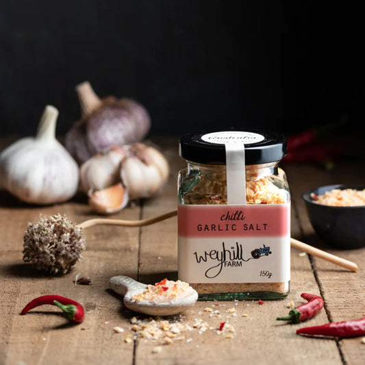 Chilli Garlic Salt 150g Jar | made in South Gippsland