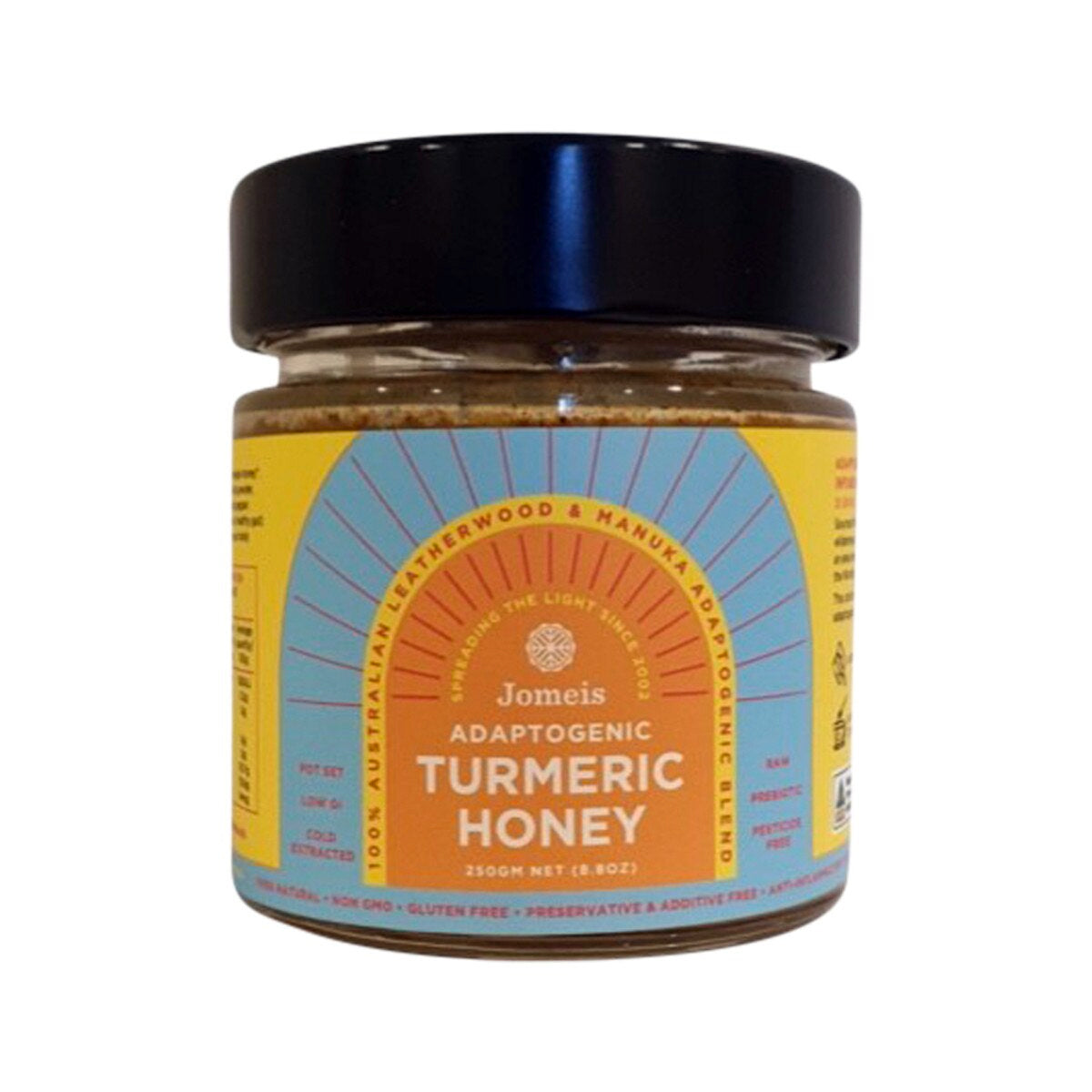 Jomeis Fine Foods Adaptogenic Honey Turmeric 250g | made in Melbourne