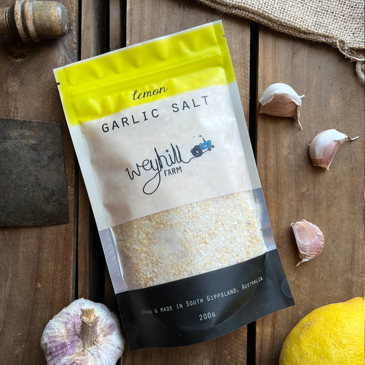 Lemon Garlic Salt 200g Pouch | made in South Gippsland