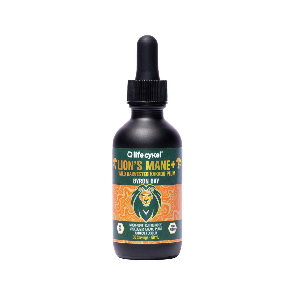 Unlock the benefits of Lion's Mane with this high-quality double liquid extract, featuring Kakadu Plum to support peak performance and wellbeing. Biohack your lifestyle and maximize your potential with Life Cykel's Lion's Mane mushroom extract.