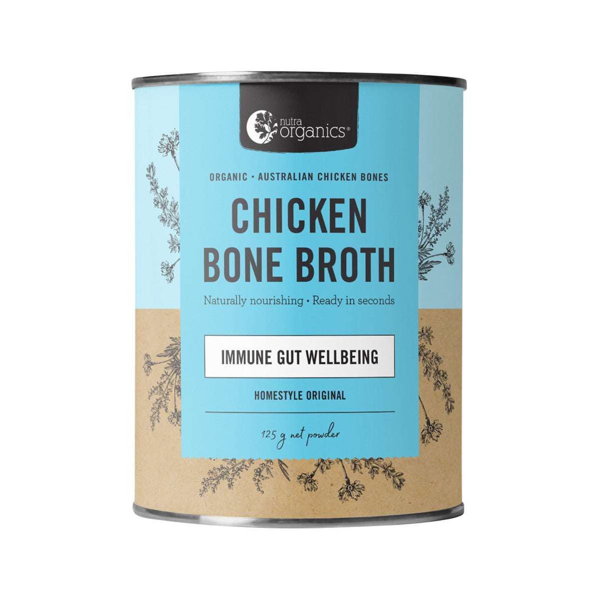 Organic Bone Broth Chicken Homestyle Original 125g | made in Melbourne