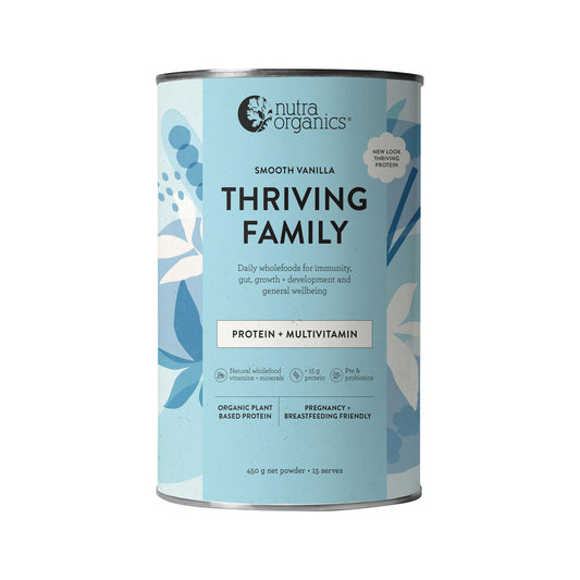 Thriving Family Protein (Protein + Multivitamin) Smooth Vanilla 450g | made in Melbourne