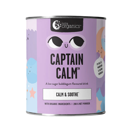 Nutra Organics Organic Captain Calm (Calm & Soothe) Bubblegum | made in Australia