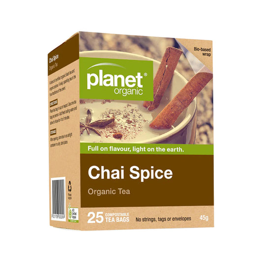 Planet Organic Organic Chai Spice Tea x 25 Tea Bags