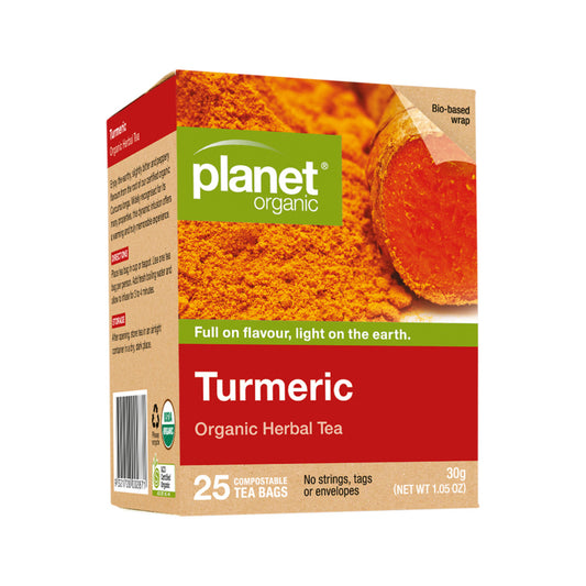 Planet Organic Organic Turmeric Herbal Tea x 25 Tea Bags