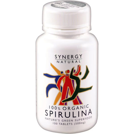 Synergy Natural Organic Spirulina 500mg tablets | Australian-based distributor