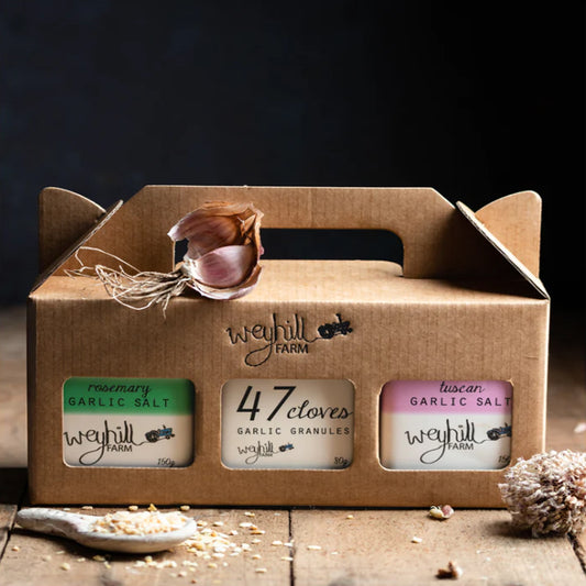 Garlic Salt Gift Box Trio | made in South Gippsland