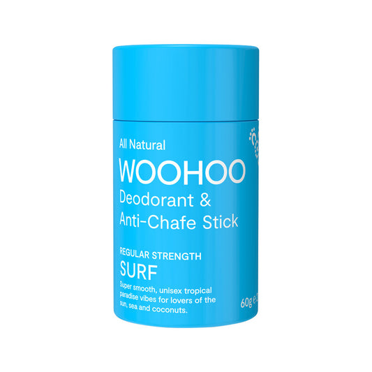 Woohoo Deodorant & Anti-Chafe Stick Surf 60g | made in Australia