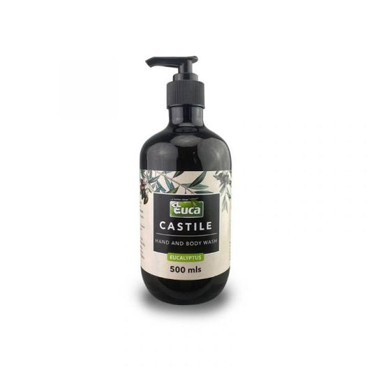 Castle 100% Organic Liquid Soap - Eucalyptus - 500ml Pump Pack - made in Melbourne