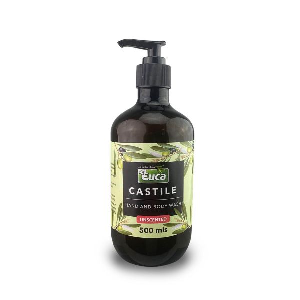 Castle Organic Liquid Soap - Unscented - 500ml Pump Pack - made in Melbourne