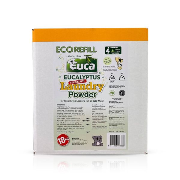 Premium Laundry Powder Concentrate Eucalyptus | 18kg Eco Box | made in Melbourne