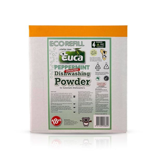 Dish Washing Powder Concentrate | Peppermint | 18kg Eco Box | made in Melbourne