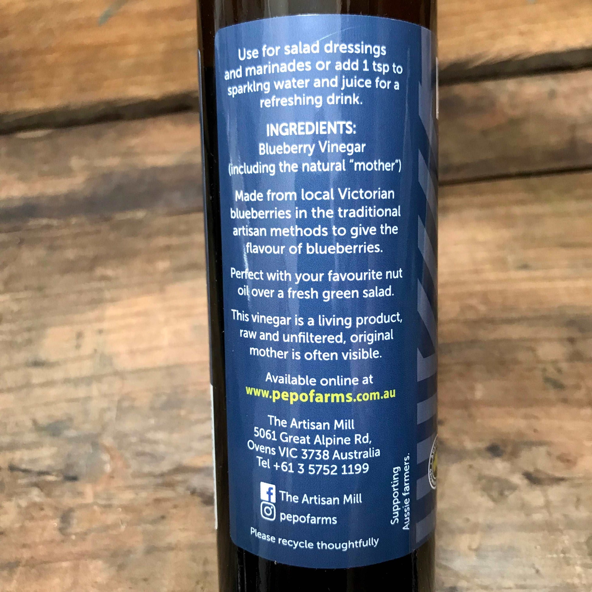 Blueberry Vinegar - 100% Australian