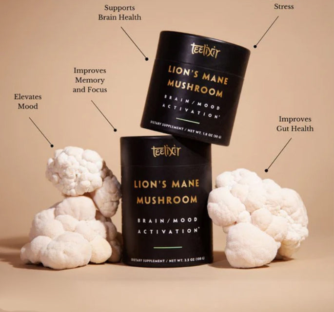 With its reputation as a potent medicinal mushroom and natural nootropic in Traditional Chinese Medicine (TCM), Lion's Mane mushrooms have gained popularity. This incredible superfood has been known to potentially aid in reducing stress, promoting mental calmness, supporting brain health, and enhancing memory and focus.  For thousands of years, Lion's Mane mushrooms have been highly valued as an edible superfood fungus, health tonic, and mood-elevating tea.